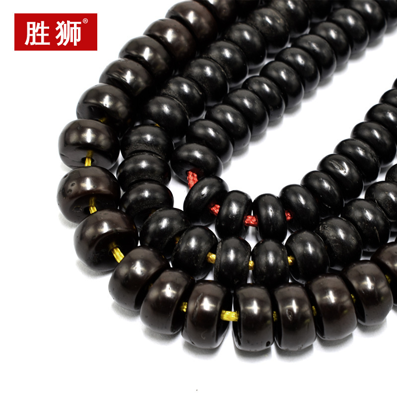 算盘珠椰壳隔珠银椰壳隔片算珠子手链配件饰品配件散珠藏银