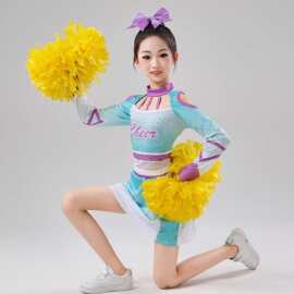 儿童表演服装小学生啦啦队演出服幼儿园毕业照套装合唱舞蹈演出服