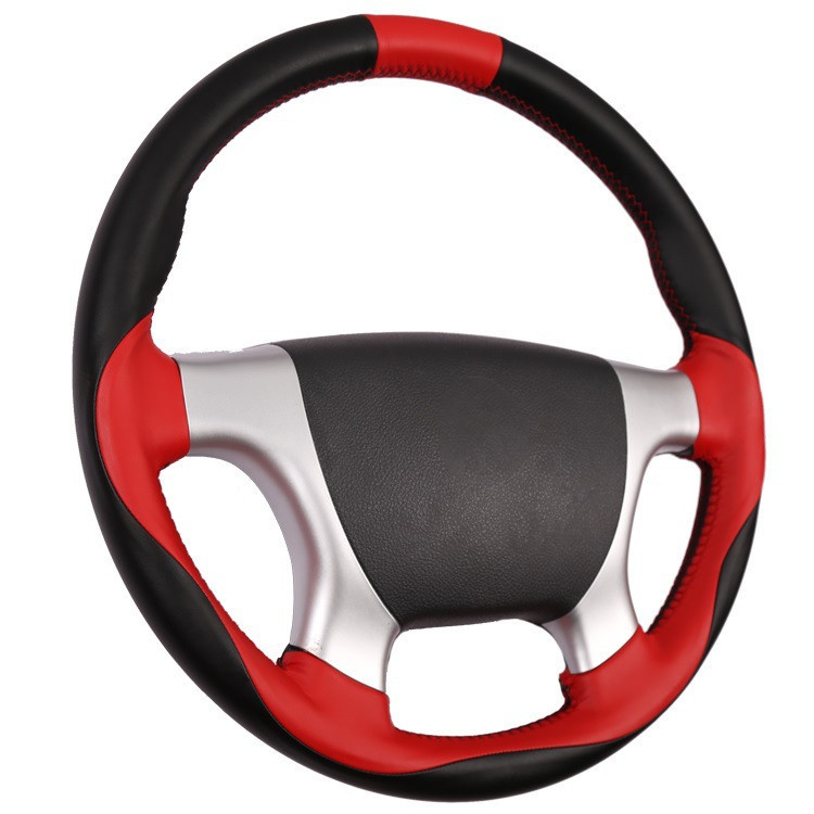 Suitable for Sinotruk Howo Max Hand-Stitched Steering Wheel Cover All-Inclusive Nx Tx350Tx460T7H Haohan N7G Handle Cover