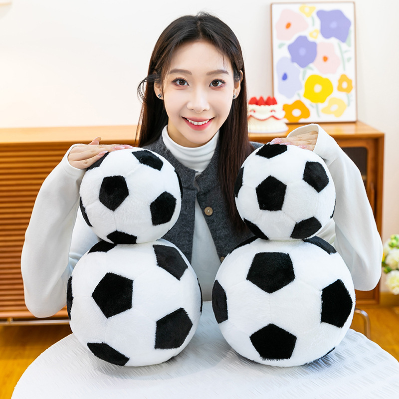 Comercio exterior Copa Mundial de fútbol muñecas de peluche serie deportiva esférica creativa almohada suave fútbol juguete bola mayorista