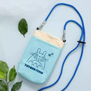 现货卡通可爱龙猫多功能迷你可调节拆卸时尚百搭单肩斜挎包手机包