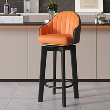 轻奢吧椅高脚凳旋转椅子吧台椅简约家用靠背椅收银台吧凳酒吧椅