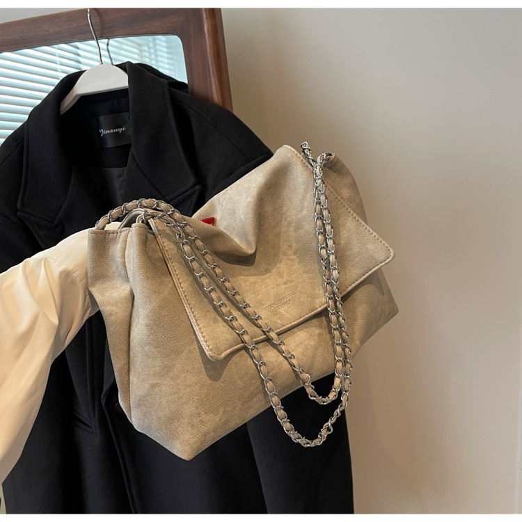 2023 Nieuwe Hot Selling Hoge Capaciteit Vrouwen Tas Geavanceerde Gevoel Draagtas Veelzijdige Een Schouder Crossbody Keten Tas_voghion.com