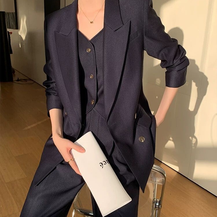 高级感西装套装女2025新款秋冬季气质高端休闲职业西服时尚款套装|undefined