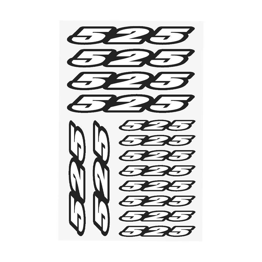 Pegatinas digitales para motocicleta KTM 525 EXC VOGE 525R AC525 RR525 Universal
