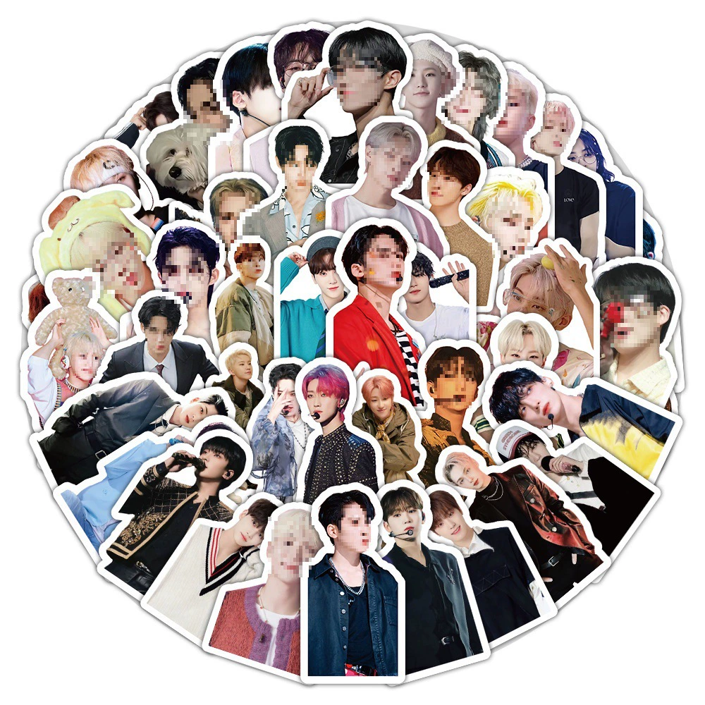 Корейская мужская группа Seventeen стикеры новый стиль эмодзи набор красивый парень периферийная рука палатка украшение стикер E18