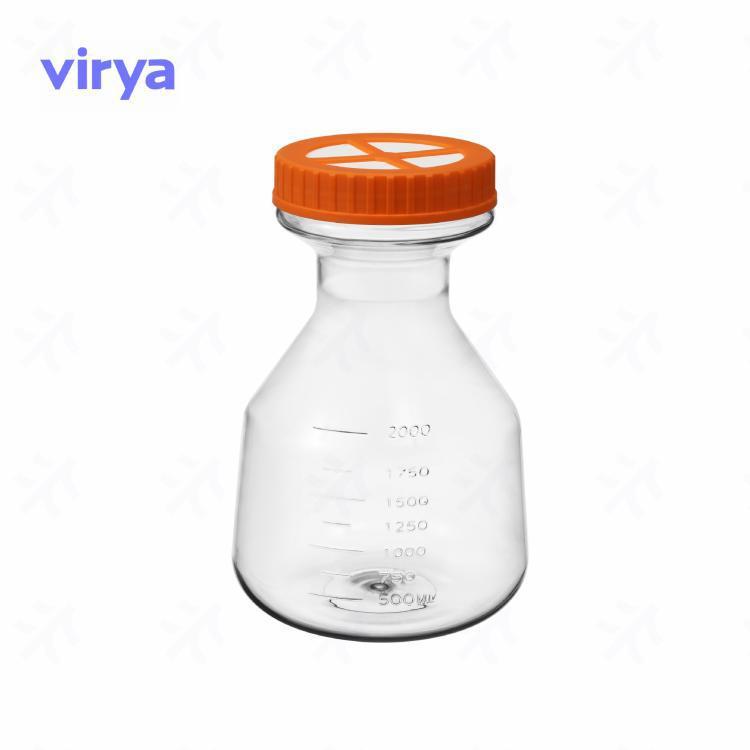 Virya 3000ml 三角细胞摇瓶 透气盖 1个/袋12袋/箱 3533009