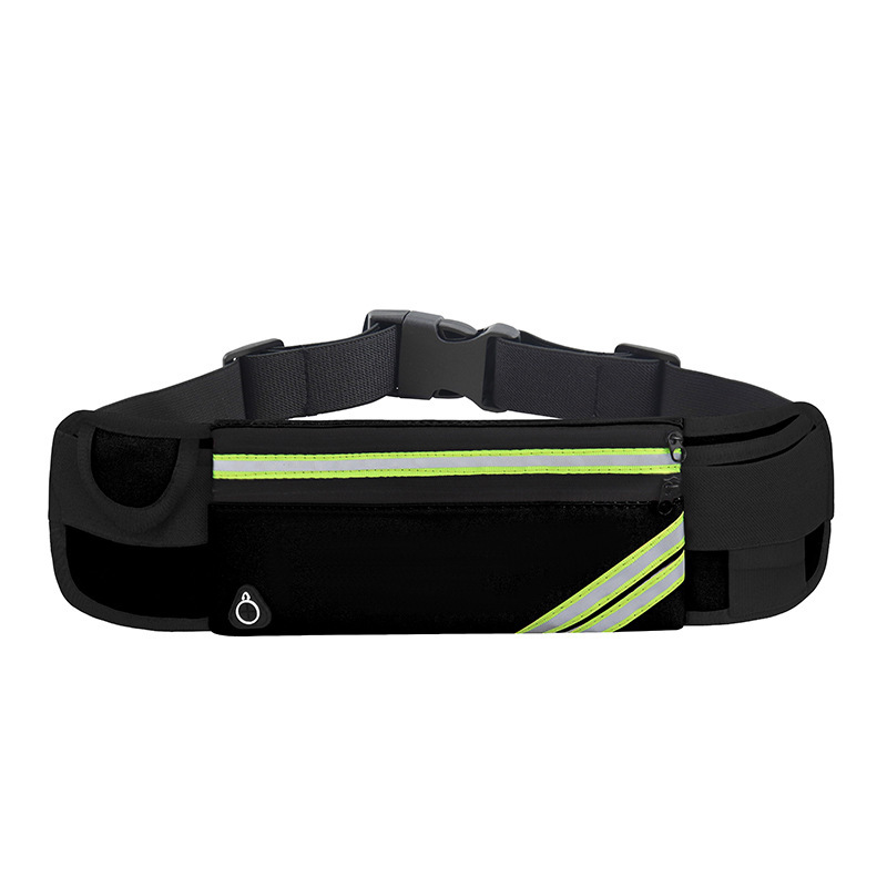 thumbnail image 1 of riñonera para senderismo, ciclismo, entrenamiento, cinturón reflectante para corredores, cinturón de bolsillo para correr, soporte para teléfono para viajar con dinero para correr, 1 of 5