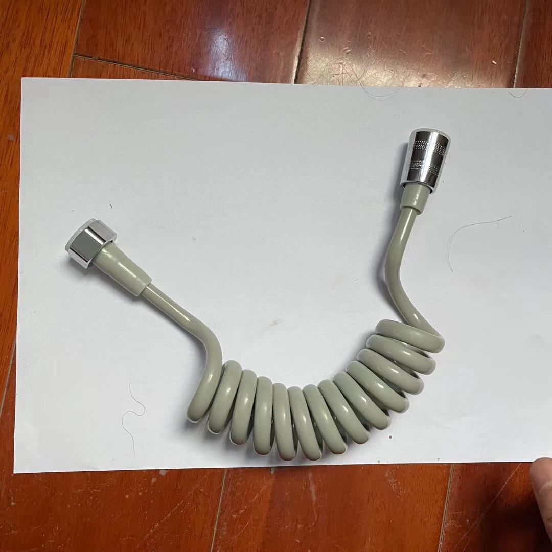 厂销家用喷枪妇洗器软管伸缩1.5/2米弹簧进水管电话线淋浴花洒管