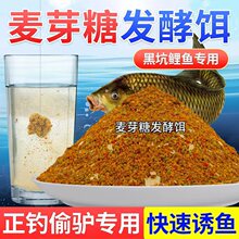 黑坑鲤鱼饵料麦芽糖发酵饵正钓偷驴高蛋白钓鱼饵料四季通用