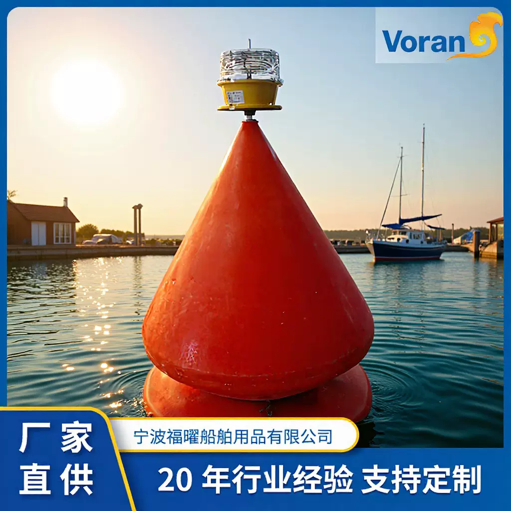 航道警示浮标内河养殖水库智能闪光塑料浮筒滚塑航标设施浮球