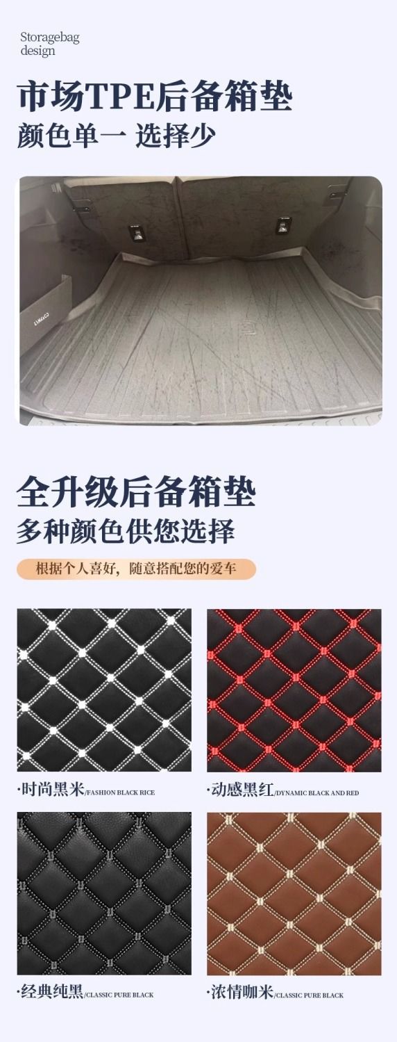 Suitable for Beijing BJ30 trunk mat surround, 24 models, 25 car accessories, modification parts, interior decoration