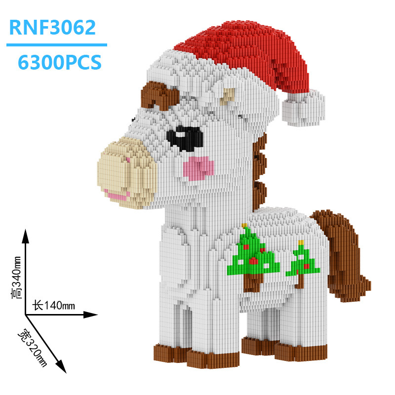 Chao Le Sen ensamblado pellets pequeños juguetes estrella Dailu conejo bloques de construcción niños y niñas puestos al por mayor rompecabezas difíciles