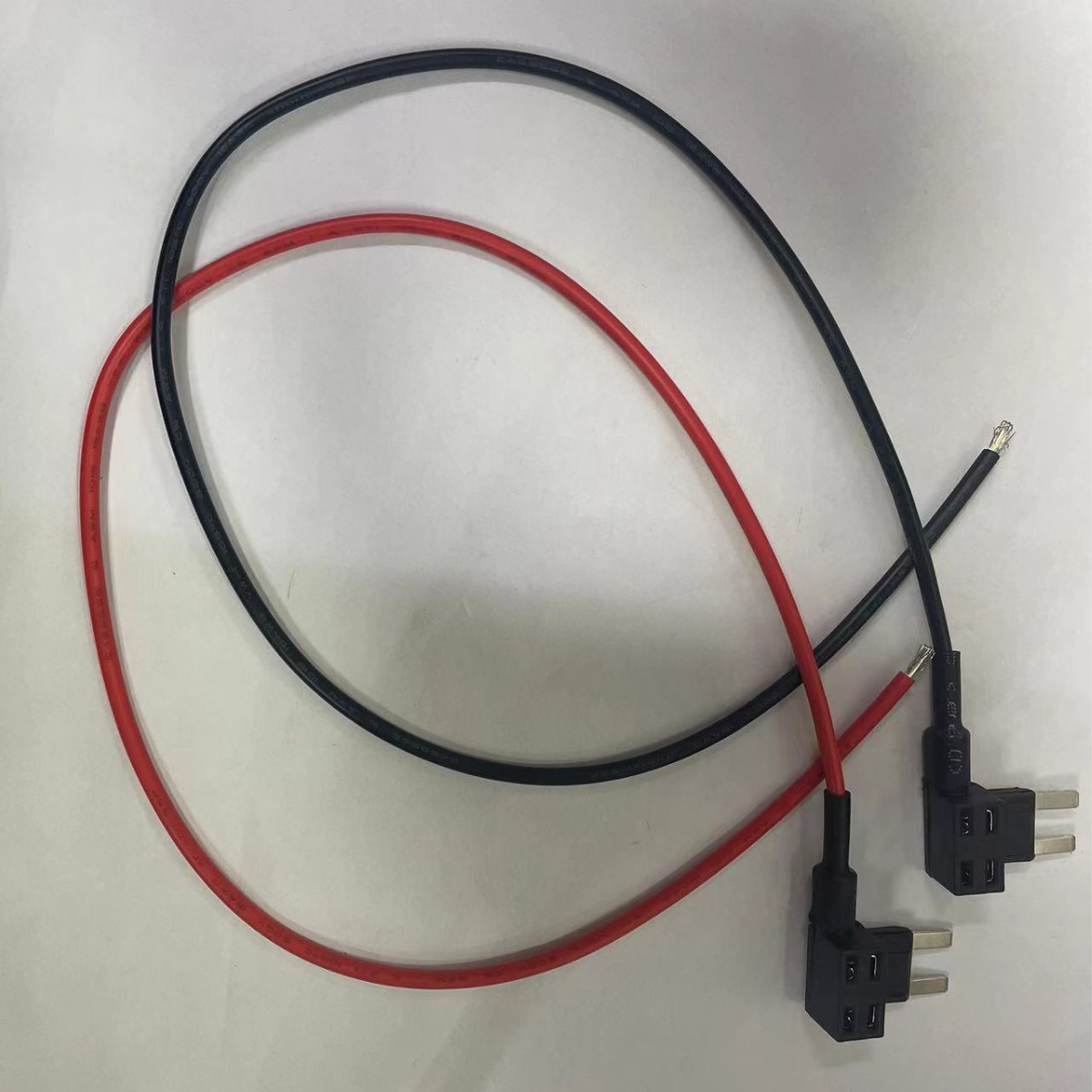 小号尖脚取电器(无端)黑线红线18号线45CM汽车保险丝厂家直发