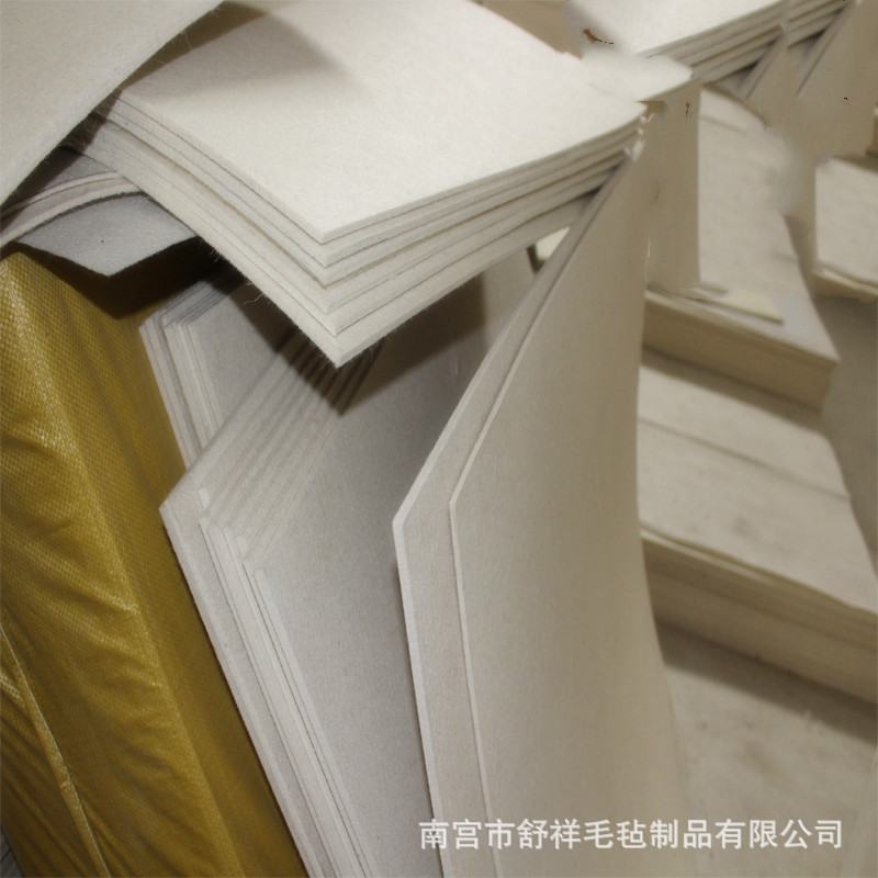 Wool felt high density wear resistant high temperature resistant industrial felt gasket mechanical seal buffer oil absorption polishing Merino