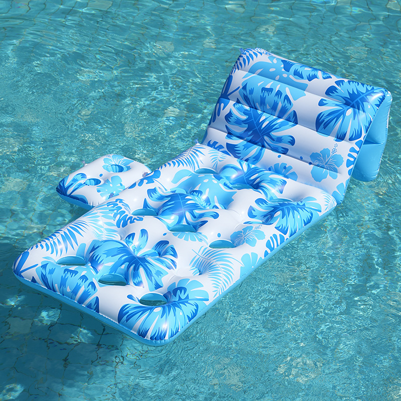 Amazon spot transfronterizo agua inflable flotante gruesa cama flotante sillón agujero tipo hamaca tortuga hoja cama flotante