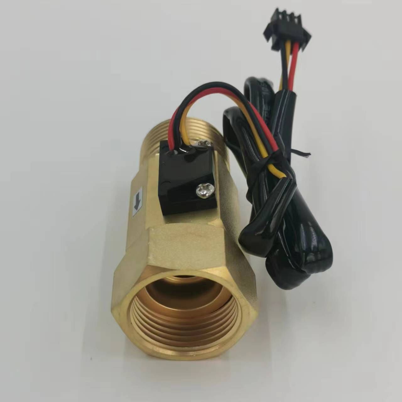 6分水流量传感器G3/4售水机流量计水流传感器工业霍尔全铜流量计