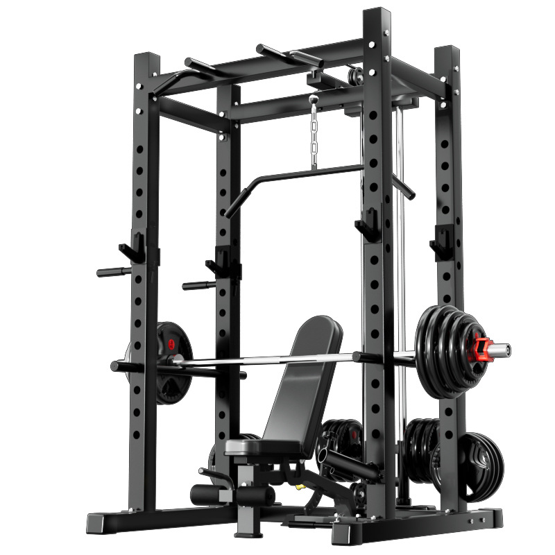 Multifuncional horizontal empuje marco casa Squat marco pórtico comercial semi-Marco Barbell marco integral entrenamiento equipo de fitness