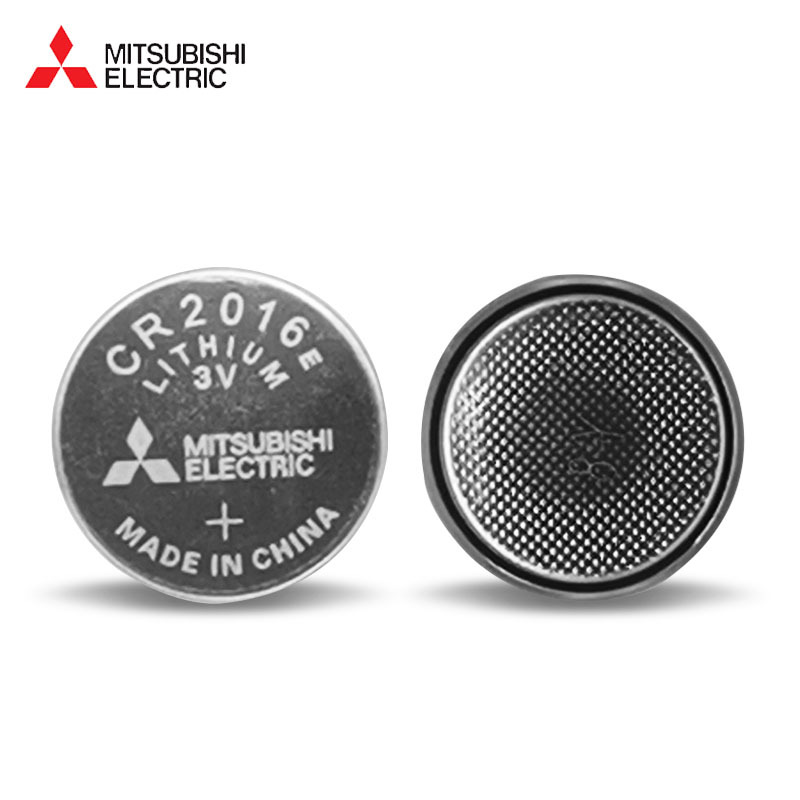 正品Mitsubishi三菱CR2016纽扣电池3V工业装汽车遥控器车钥匙专用