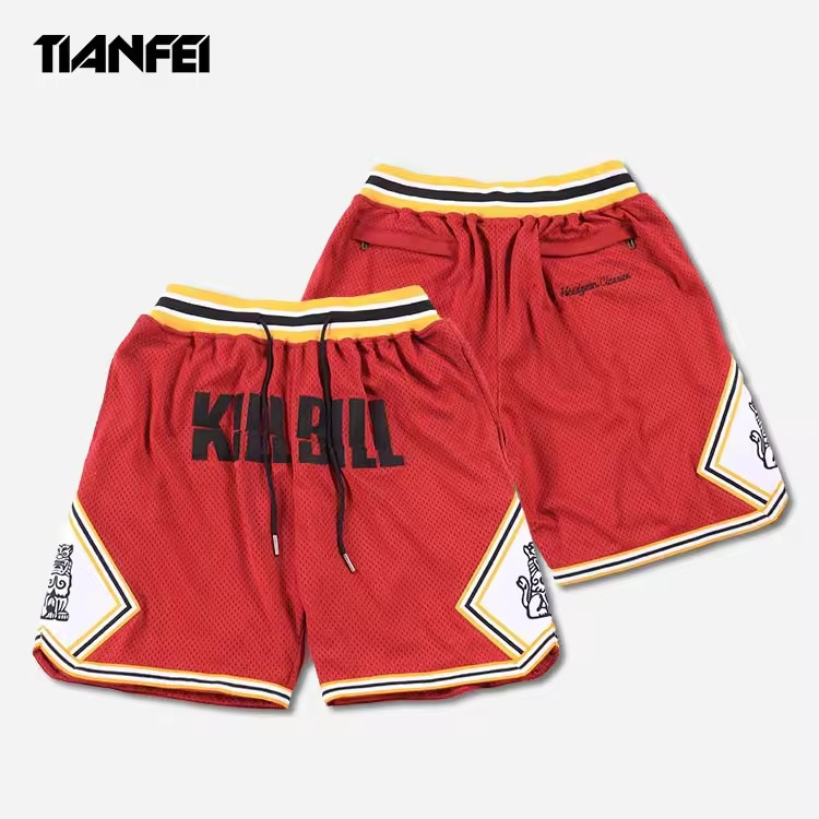 Tf Custom Mesh Shorts Sublimated Red Polyester Quick Dry Summer Men Basketball Shorts Tf Custom Mesh Shorts Sublimated Red Polyester Quick Dry Summer Men Basketball Shorts