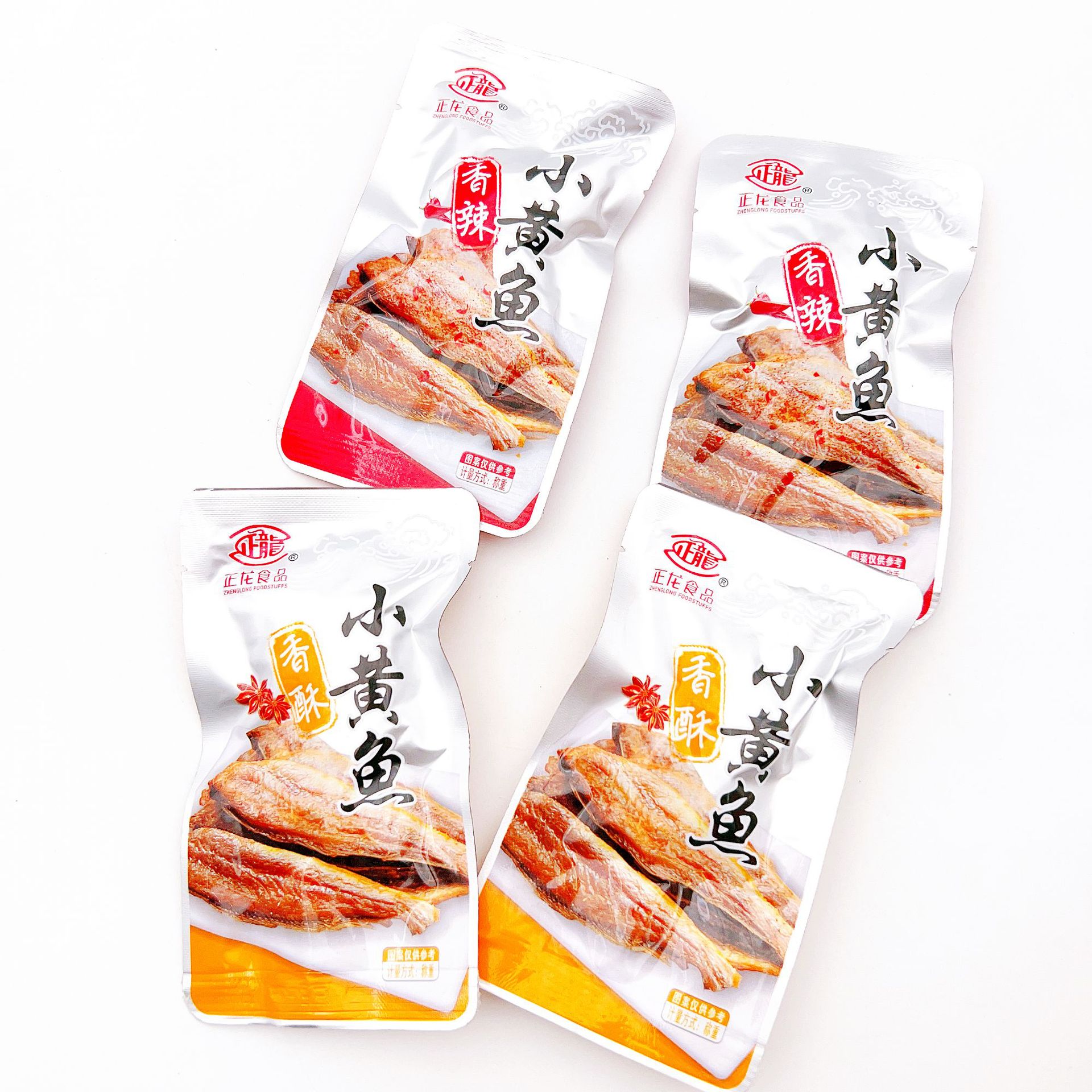 Zhenglong small yellow croaker crispy flavor spicy ready-to-eat small yellow croaker snacks 1 bag 5 catties
