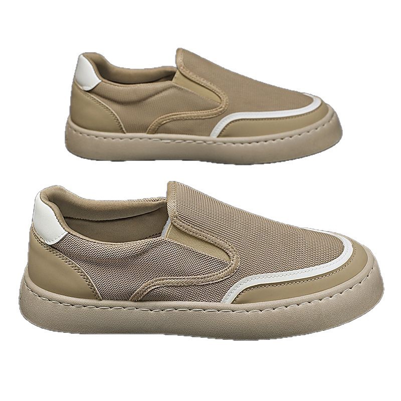 Spring And Summer Breathable Slip-On Lightweight Men's Casual Shoes, Mesh Luxury-Inspired Old Beijing Cloth Shoes, Men's_vogvips.com