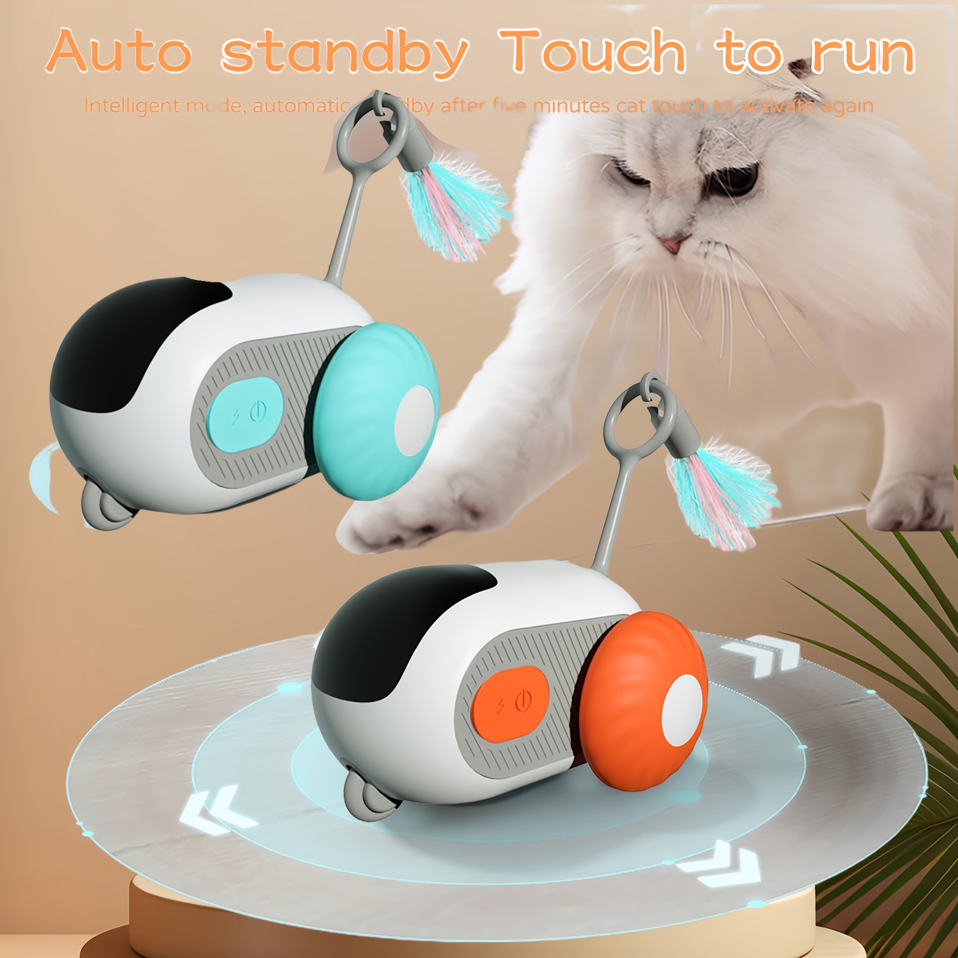Auto Pilot Toy Remote Control/Autopilot Dual Mode Cat Toy Self height跨境 | Walmart en línea