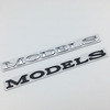 Suitable for Tesla Tesla rear tail label Tesla Model S metal modified car logo