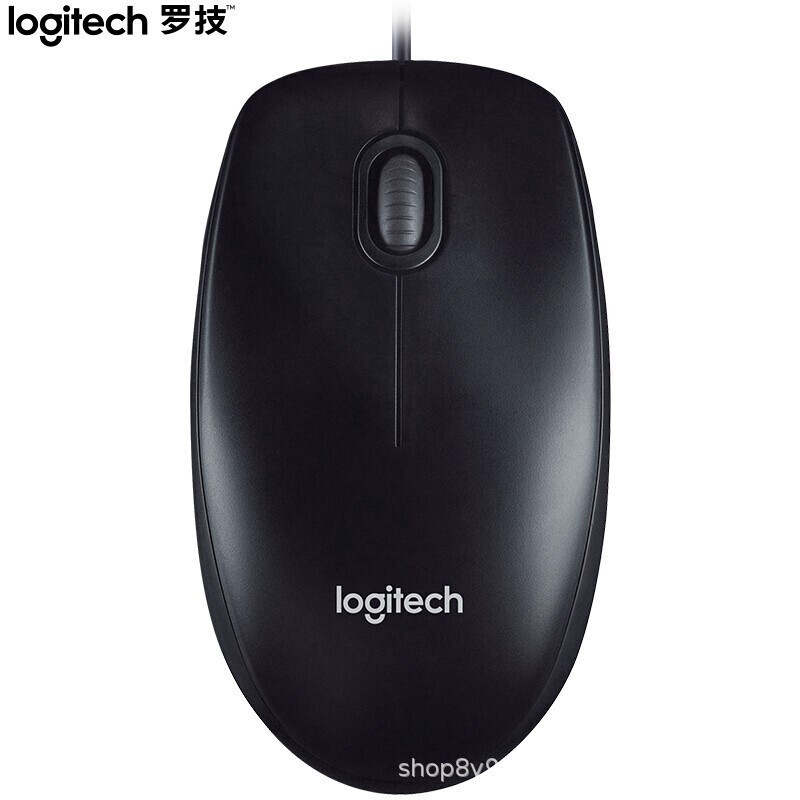 Suitable for Plug-And-Play, Comfortable and Reliable, Logitech M90 Wired Mouse, Black