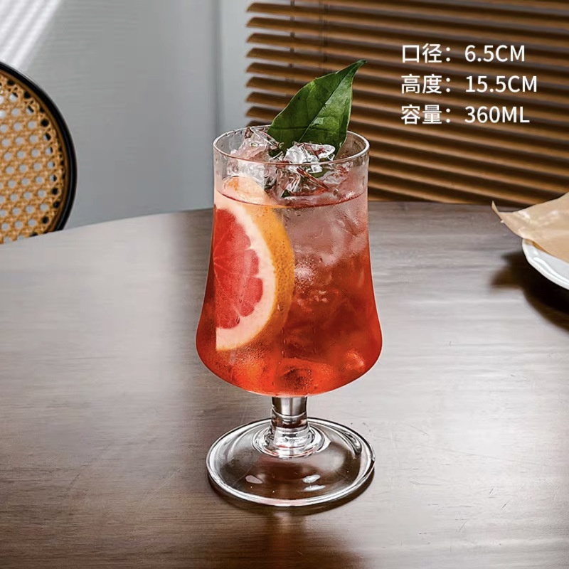 Taza de café, taza de bebida fría, taza de agua con burbujas de soda, taza de bebida, taza de cóctel, taza de vidrio alto, hielo americano