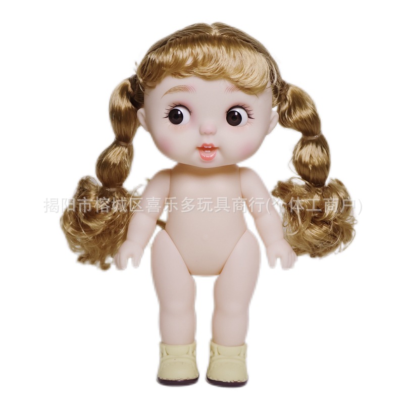 귀여운 우유 모에 26CM 인형 비닐 몸 몸 몸 알몸 인형 소녀 놀이 홈 생일 선물 장난감