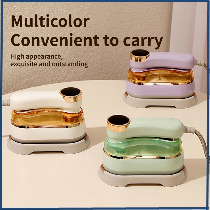 Cross-Border New Product Handheld Electric Iron Digital Display Manual Temperature Adjustment Electric Iron High Power Steam Brush Factory Ready Stock Direct Delivery