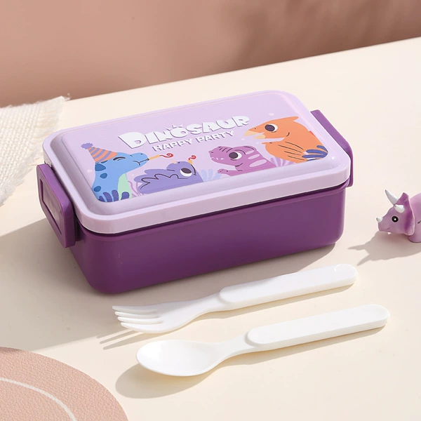 Purple lunch box