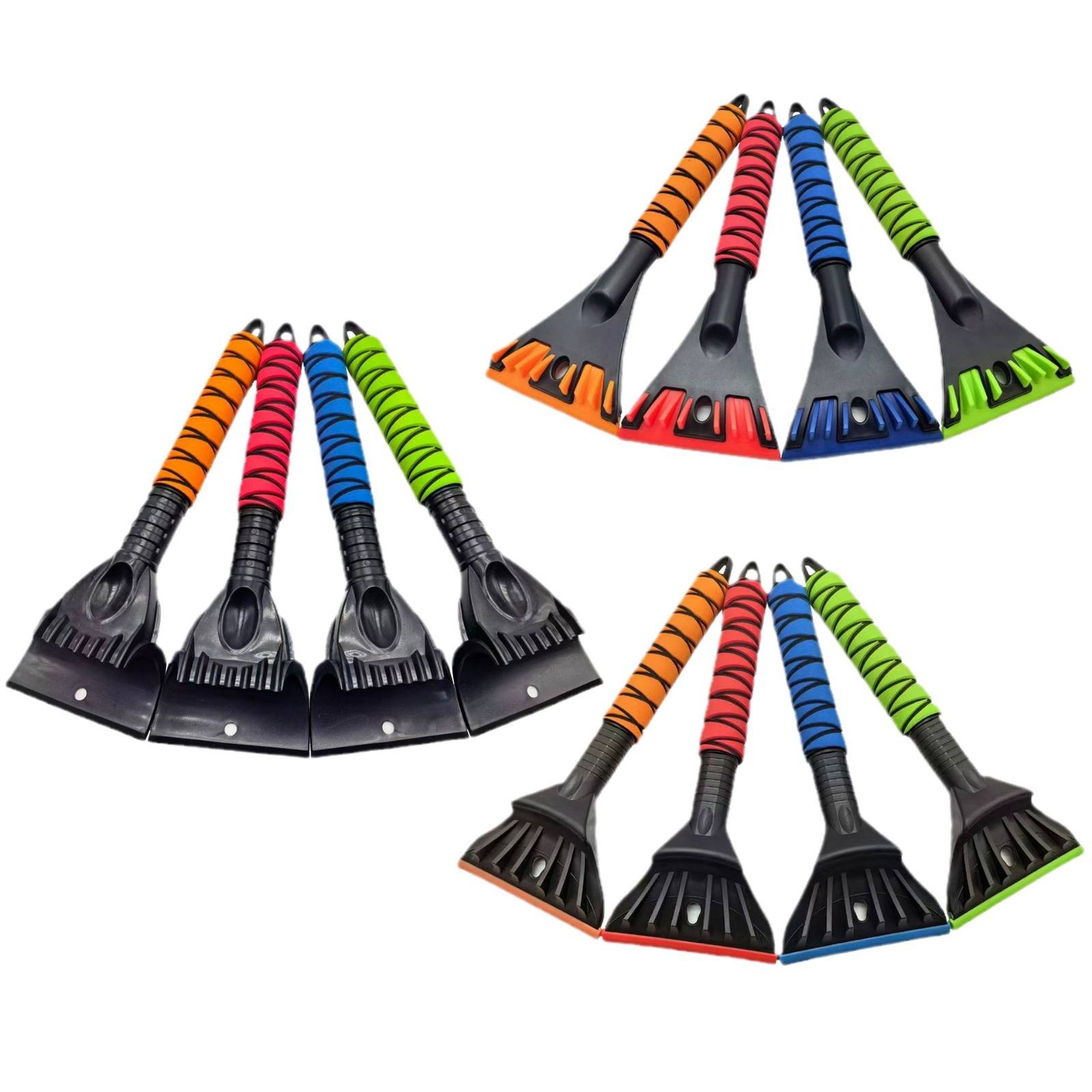 Pala de nieve desmontable multifunción, plástico resistente para hielo