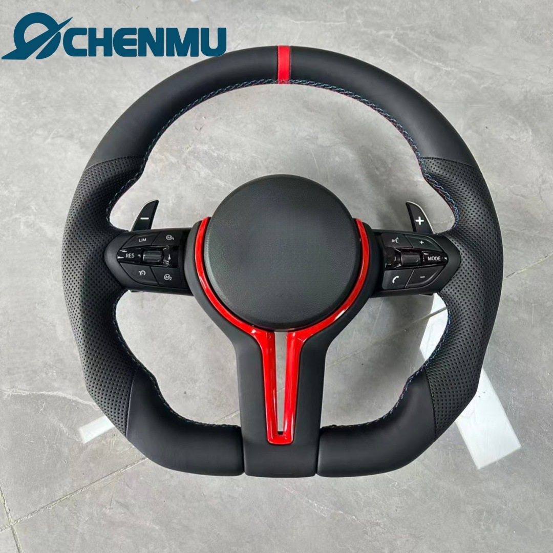 Suitable for Bmw 1234567 Series X12345F10F30F35F15F18 Modified Red Return Standard Steering Wheel