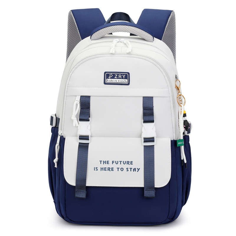 Nueva mochila femenina estudiante de escuela primaria mochila de Grado tres a seis de gran capacidad niños y niñas ligera reducción de carga mochila de protección de la columna vertebral