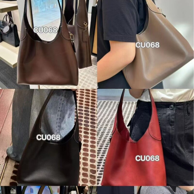 2025 New Brooklyn Brooklyn Satchel Shoulder Crossbody Fashion Simple Tongle Chain Armpit Bag for Women