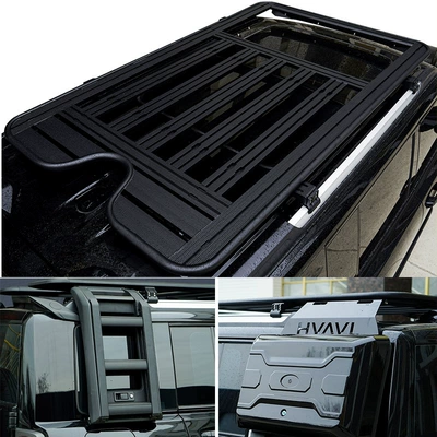 Haval School Bag, Mecha Net – Roof rack - standard-sunroof-platform-upgraded-4th-generation-side-ladder-hydraulic-rod-schoolbag-comes-with-spoiler