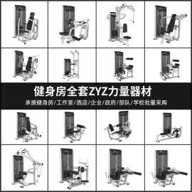 健身房器材全套坐姿推胸高低拉背腿部飞鸟划船商用力量训练器械