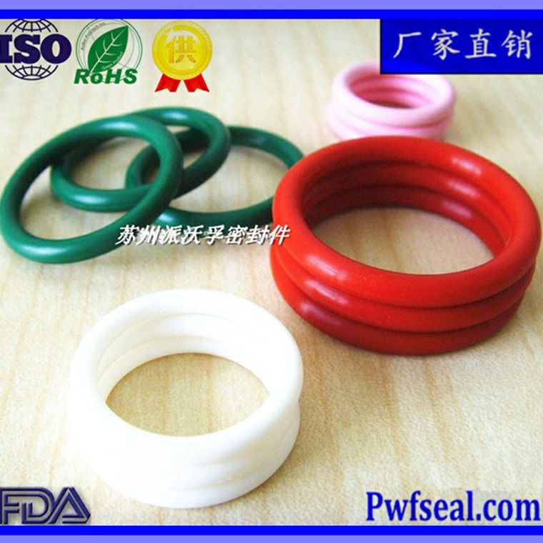 现货供应硅胶O型圈食品硅橡胶O形圈 耐高温防水硅胶圈