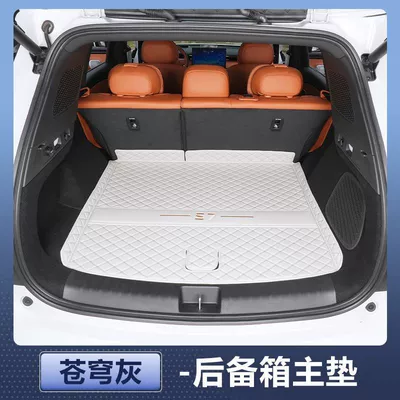 Surround Car Decoration Accessories | Trunk Mat - sky-gray-main-pad-nappa-material-trumpchi-xiangwang-s7trumpchi-xiangwang-s7