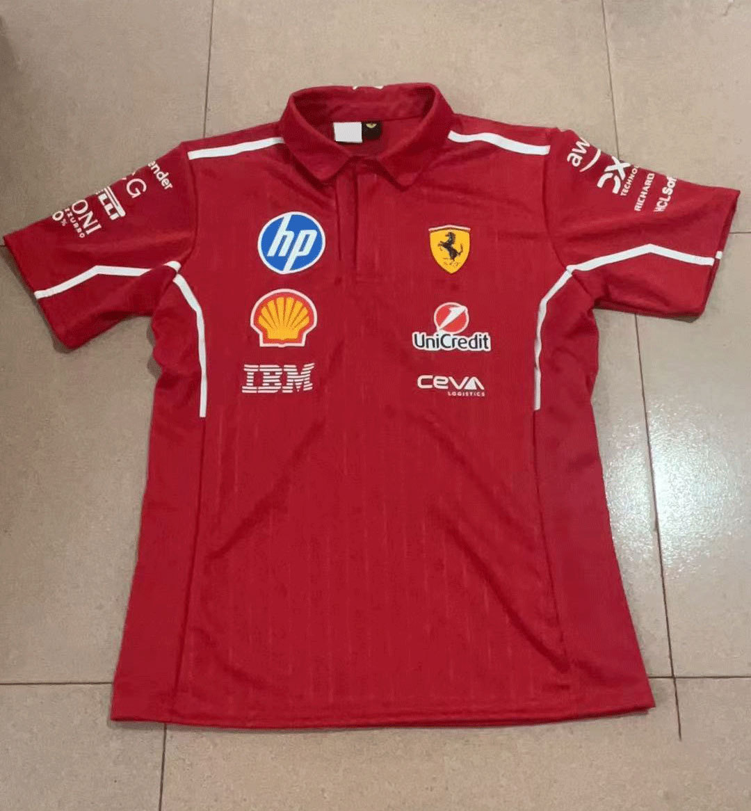 202526F1 traje de carreras Mercedes McLaren uniforme de fútbol Red Bull Ferrari camiseta Aston Martin