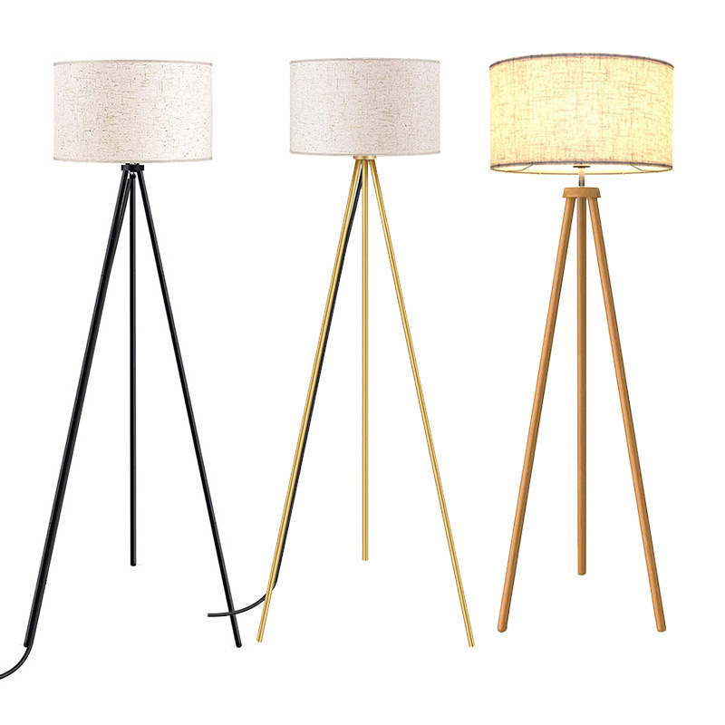 Scandinavian Tripod Floor Lamp Normcore Accessible Luxury Living Room Lamp LED Reading Lamp Warm Bedside Lamp Can Be Supply Across the Cross-border