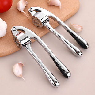 Garlic Press, Garlic Masher, Garlic Masher, Manual Ginger Garlic Press, Walnut Clip, Household Alloy Kitchen Mini Gadget