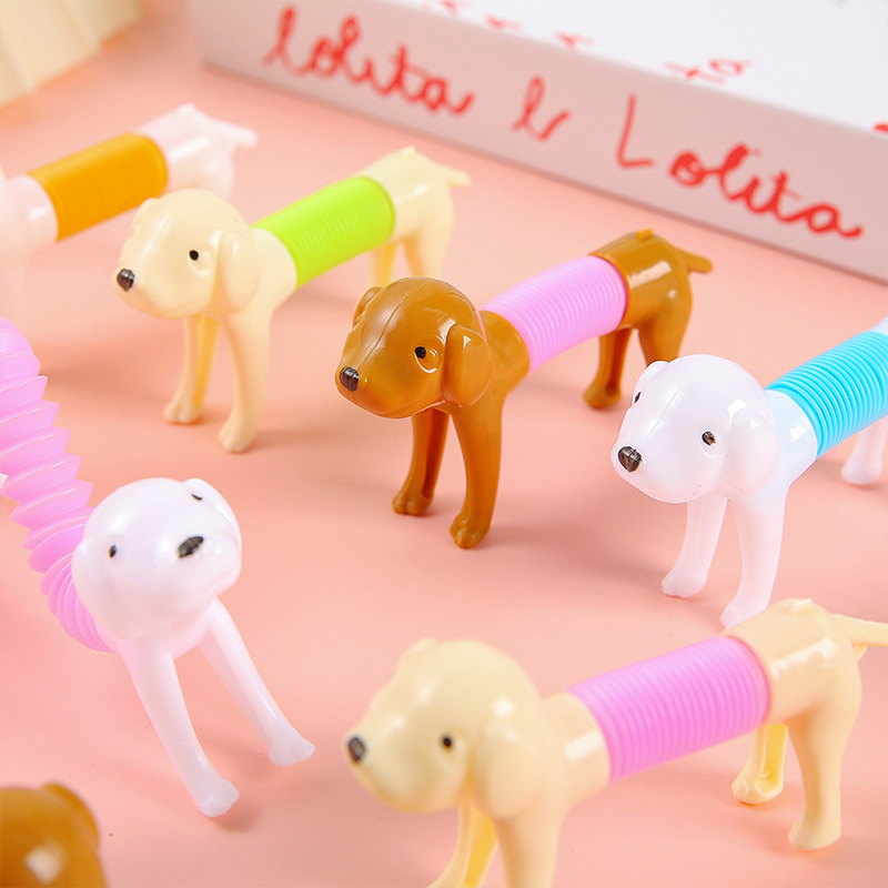 New Decompression Retractable Dog Stretching and Versatile Shape Puppy Dachshund Decompression Toy Stretching Dog Cute Little Gift
