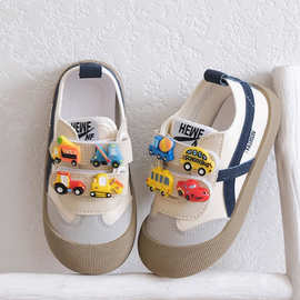 男童宝宝2026幼儿园软底春秋室内新款男女童布鞋儿童帆布鞋轻便