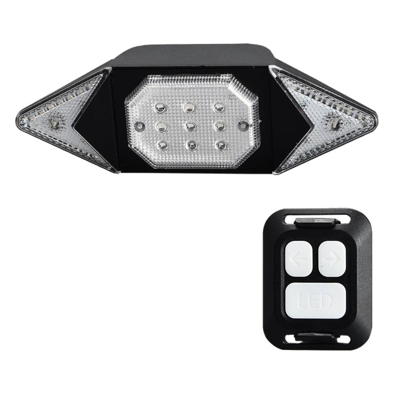 Luz de bicicleta luz trasera inteligente control remoto inalámbrico luz de giro advertencia noche montar equipo accesorios para bicicletas