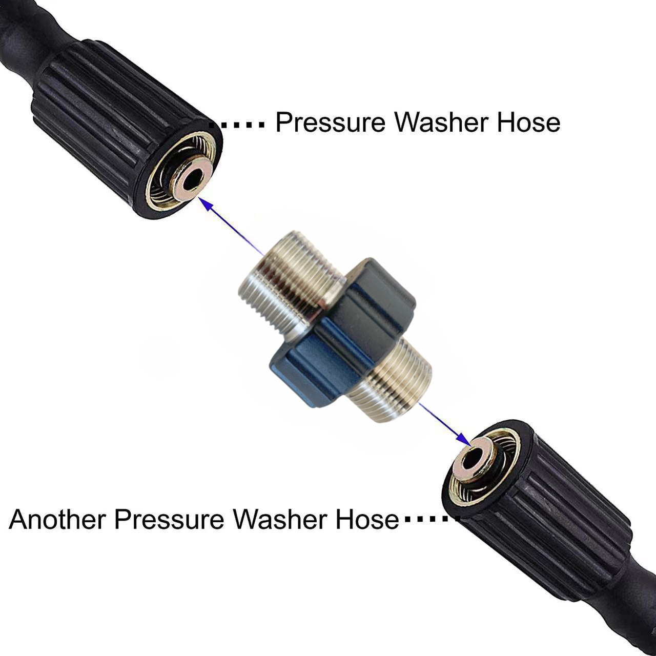 Cross-border stainless steel high-pressure washer accessories quick-disconnect kit M22-14 3/8 quick-connect explosion-proof