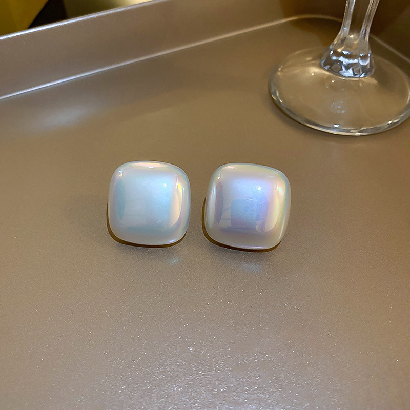 Pendientes franceses retro con lazo, aguja de plata 925, diseño elegante y dulce, estilo lujo ligero