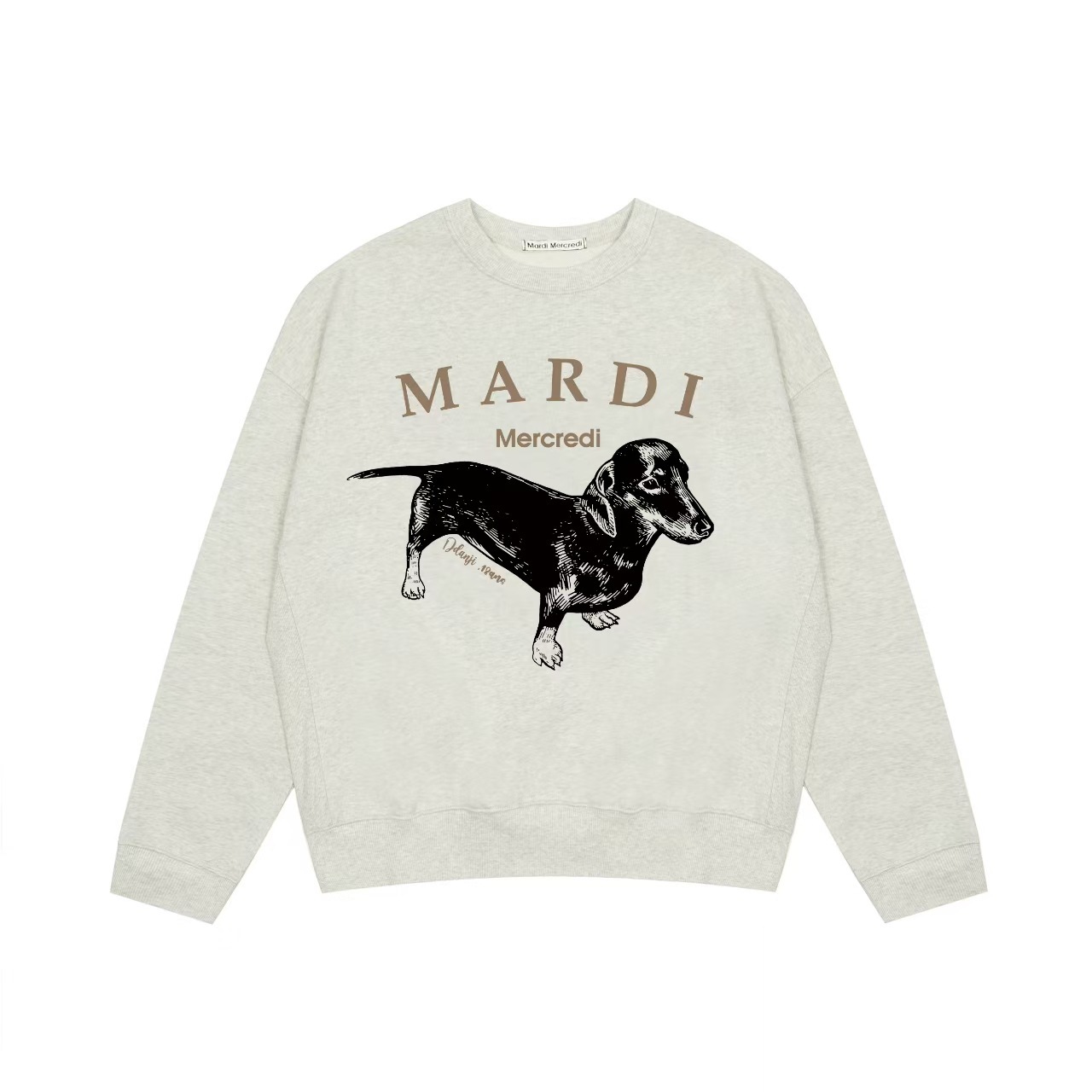 スポット韓国トレンドブランドマルディスウェットシャツレディースデイジー24新作プリントラウンドネックトップスドロップシッピング